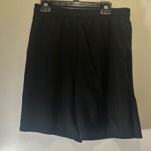 Tek Gear Black Athletic Shorts Elastic Waistband